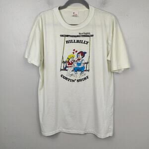 Vintage 90s Hillbilly Cortin' Shirt Size‎ XL American Sportswear Single Stitch